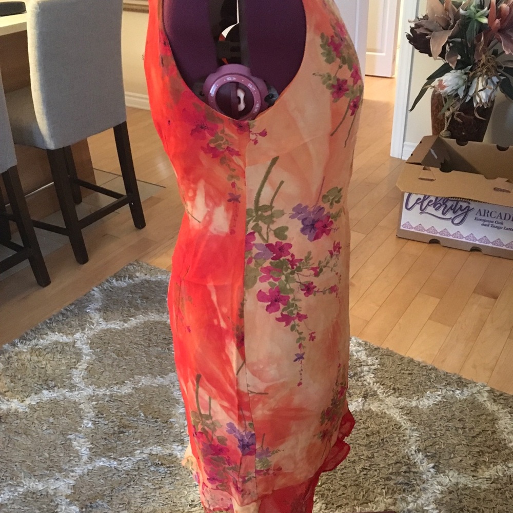 Elegant chiffon dress - Picture 3 of 8
